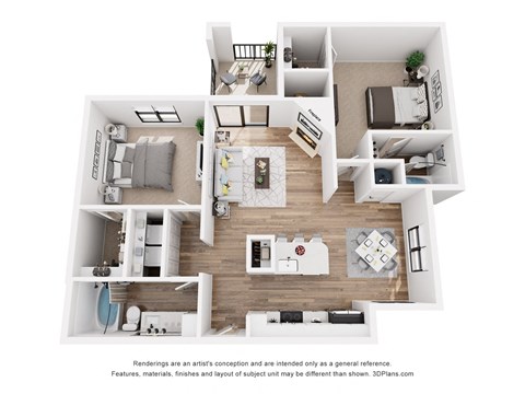 a 1 bedroom floorplan is shown in this image